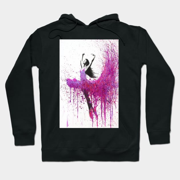 Pink Dancer Hoodie by AshvinHarrison